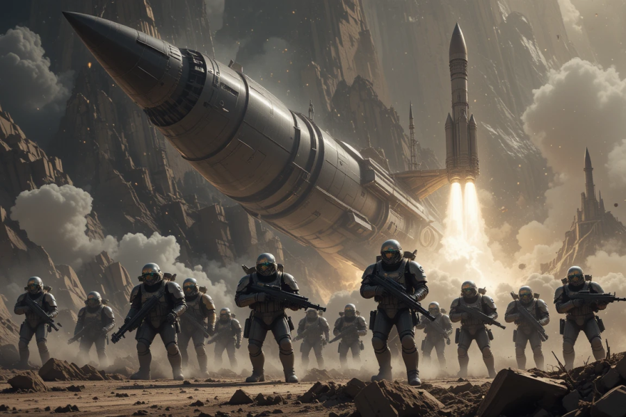 Space Exploration Science Fiction