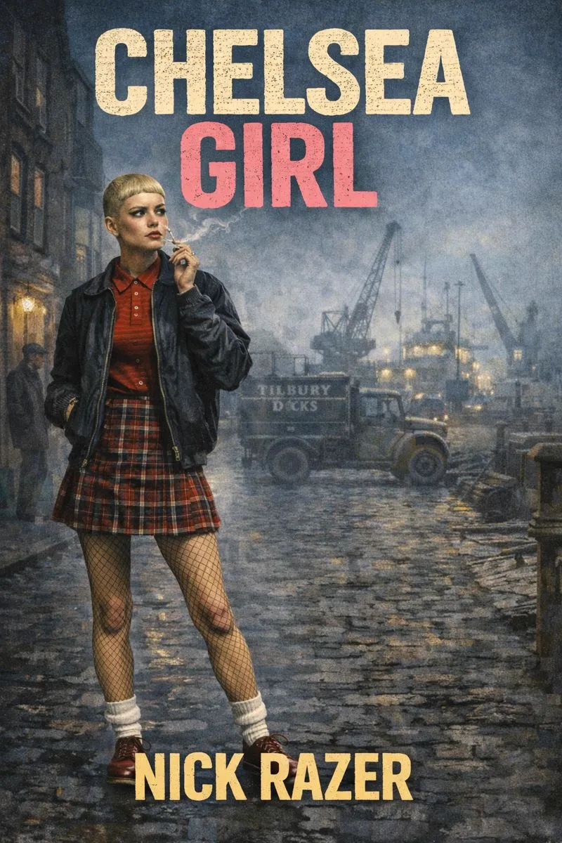 Chelsea Girl book cover by Nick Razer