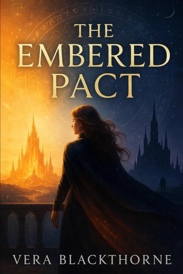 The Embered Pact book cover by Vera Blackthorne
