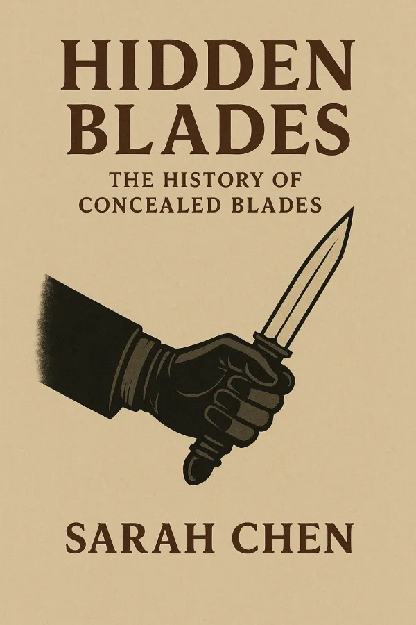 Hidden Blades – A History Of Concealed Blades book cover by Dr. Sarah Chen