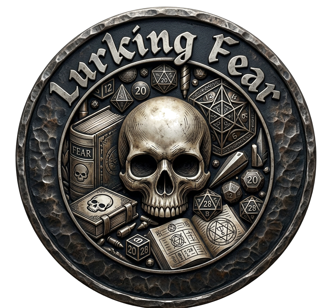 Lurking Fear Publishing medallion
