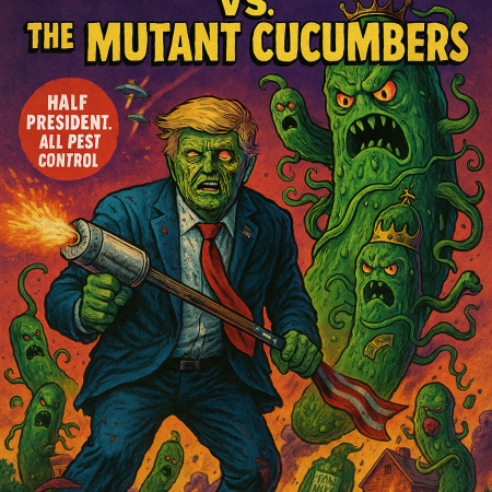 Undead Trump VS. The Mutant Cucumbers