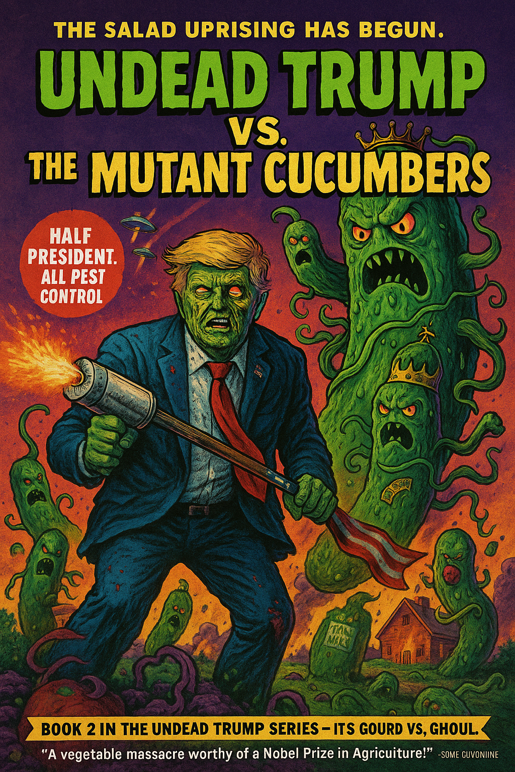 Undead Trump VS. The Mutant Cucumbers