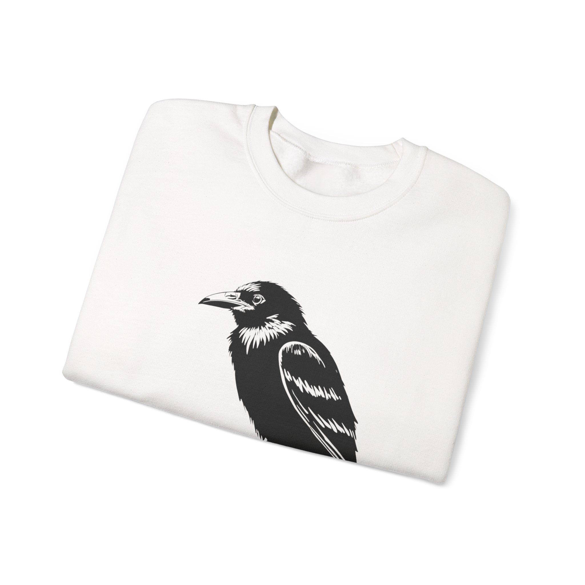 Raven on Books Crewneck Sweatshirt 3 Raven on Books Crewneck Sweatshirt - Image 3